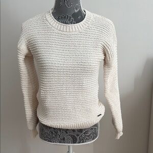 A&F Cream Knit Sweater